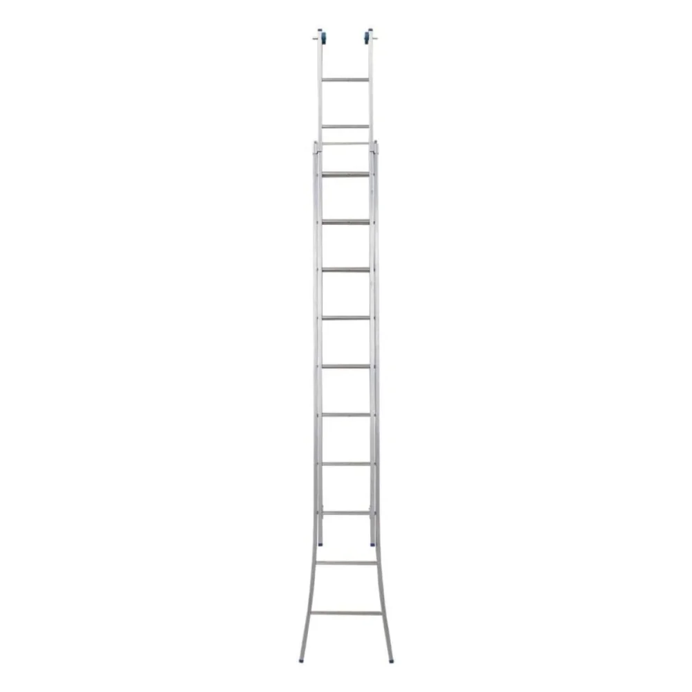 ESCADA DE ALUMINIO EXTENSIVA 2 X  10 DEGRAUS USO DOMESTICO - ALUMASA