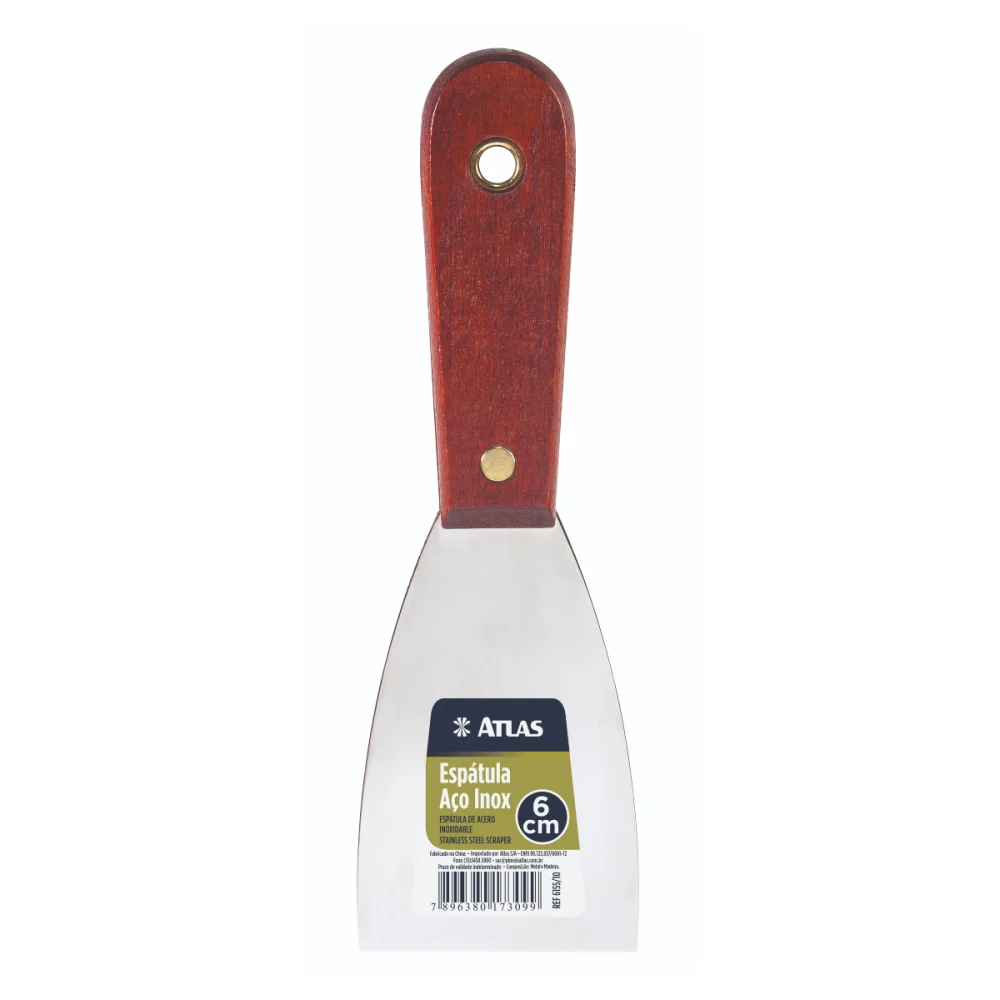 ESPATULA DE ACO INOX 6.3 CM (6155/10) - ATLAS