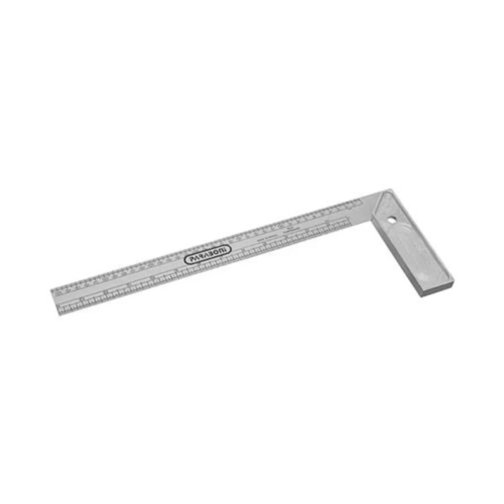 ESQUADRO DE ACO TEMPERADO 14" COM CABO DE ALUMINIO (100041) - PARABONI