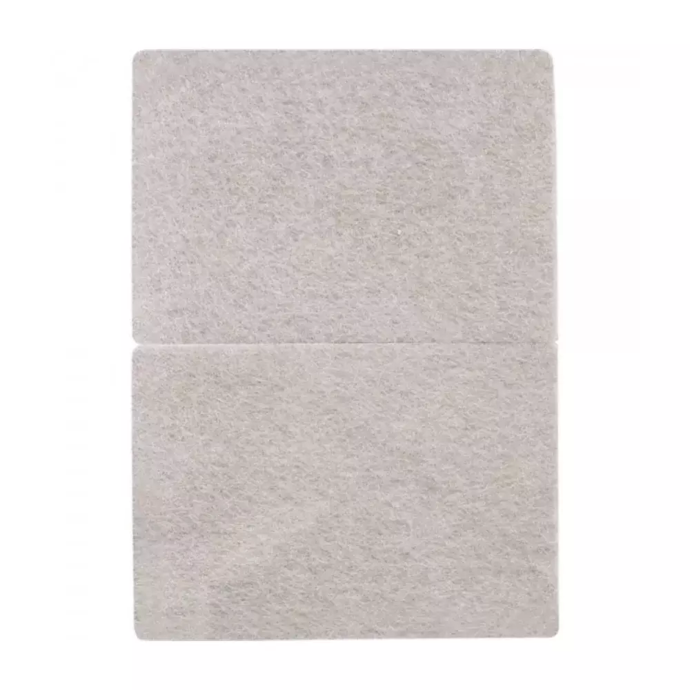 FELTRO AUTOADESIVO BEGE, RETANGULAR, 95 MM X 68 MM, C/ 10 UN - VONDER