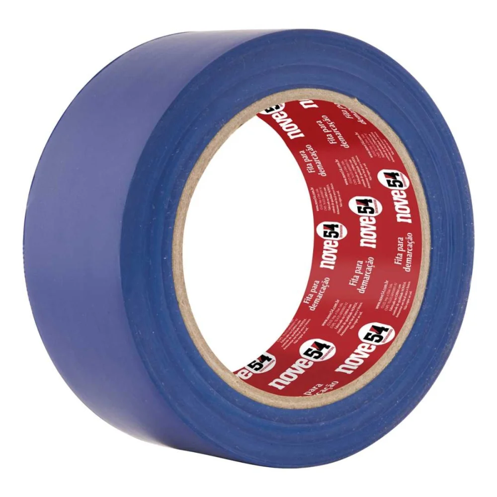 FITA ADESIVA PARA DEMARCACAO 48 MM X 30 M AZUL - NOVE 54