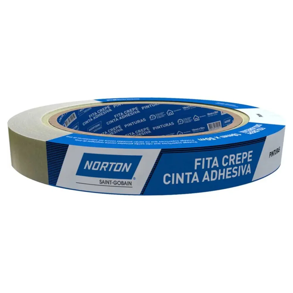 FITA CREPE 18 MM X 50 M USO GERAL - NORTON