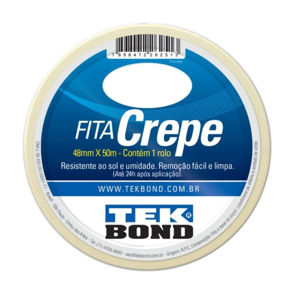 FITA CREPE 48 MM X 50 M - TEK BOND