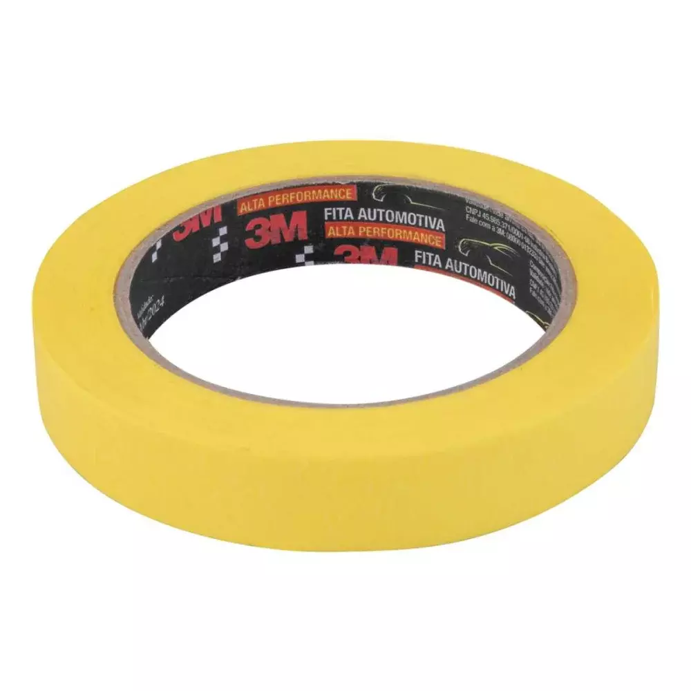 FITA CREPE AMARELA ALTA PERFORMANCE 18 MM X 40 M HC000660494 - 3M