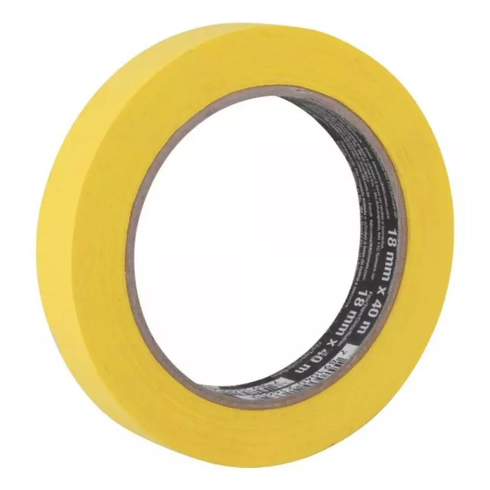 FITA CREPE AMARELA ALTA PERFORMANCE 18 MM X 40 M HC000660494 - 3M