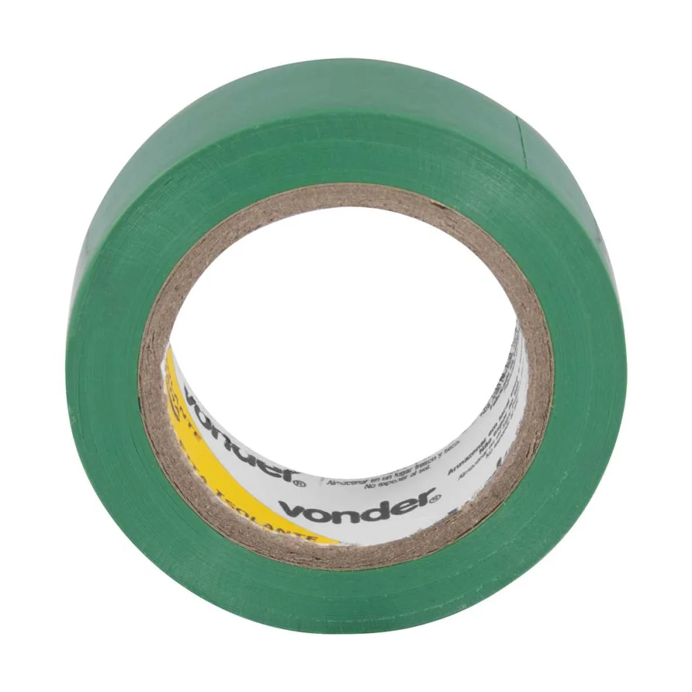 FITA ISOLANTE 19 MM X 10 M VERDE - VONDER