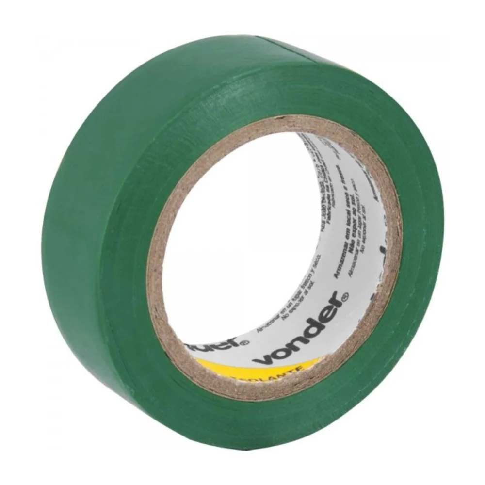 FITA ISOLANTE 19 MM X 10 M VERDE - VONDER