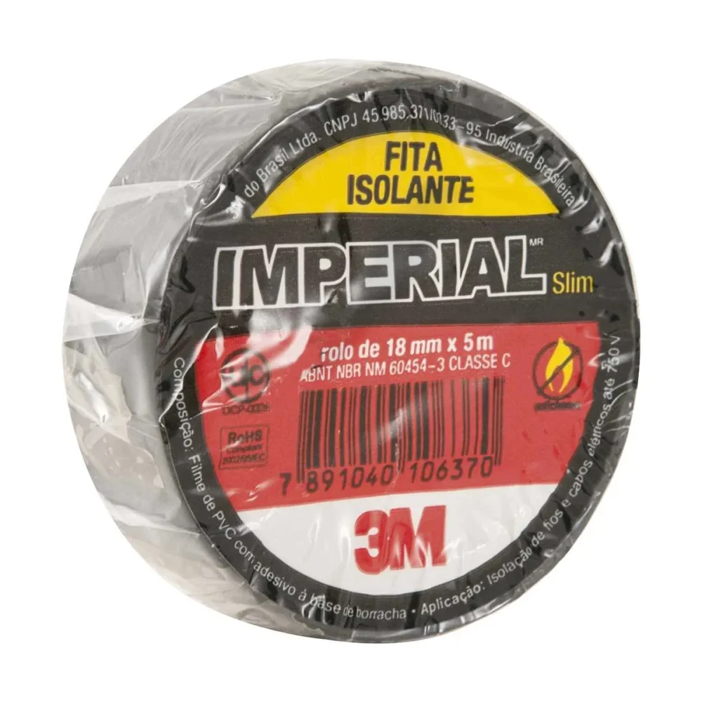 FITA ISOLANTE IMPERIAL SLIM 18 MM X  5 M - HB004237556 - 3M