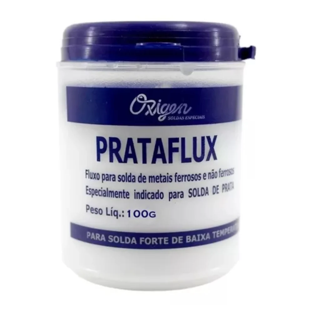 FLUXO PARA SOLDA PRATAFLUX, 100G - OXIGEN