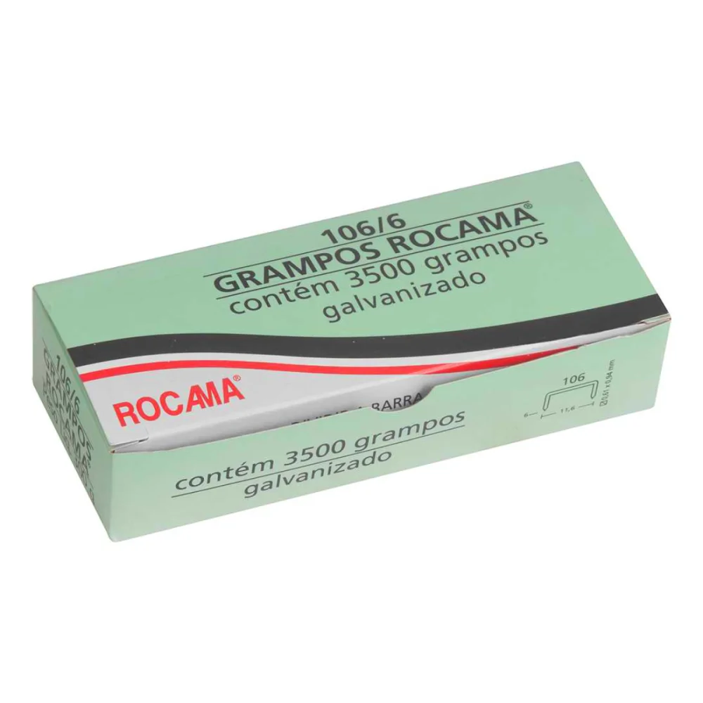 GRAMPO 6 MM, COM 3500 PECAS, 106/6 - ROCAMA