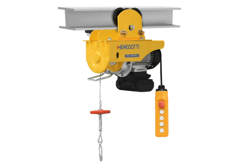 GUINCHO ELÉTRICO PRIME MGC 500|1000 KG  220V  MENEGOTTI