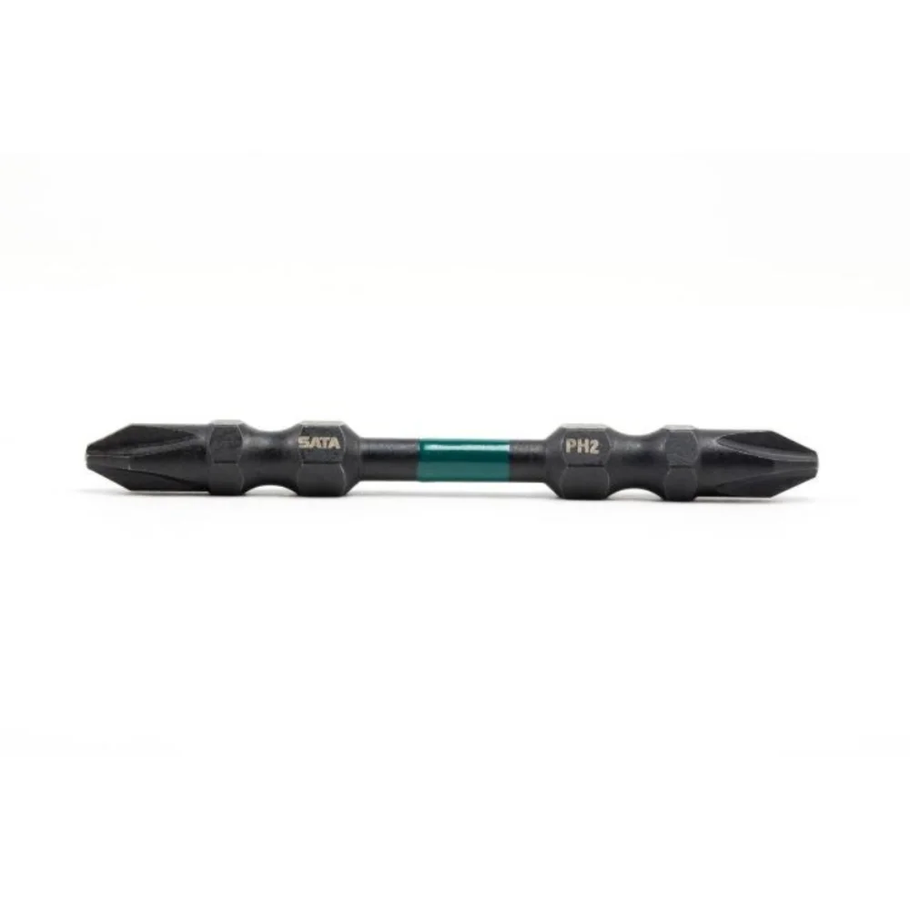 JOGO DE BITS DE IMPACTO DUPLO PHILLIPS #2 65 MM ST59802, C/ 10 PÇS - SATA