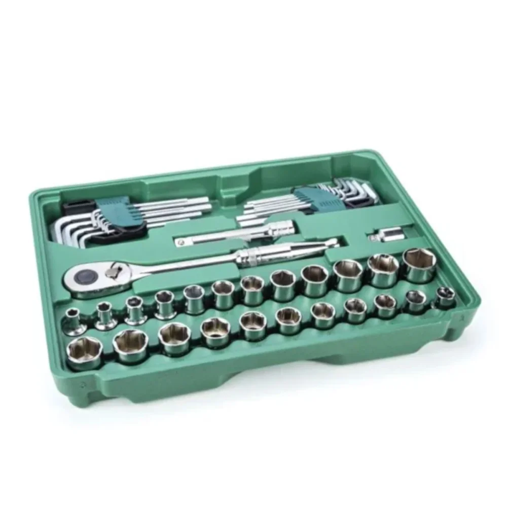 JOGO DE FERRAMENTAS / CAIXA GABINETE COM 3 GAVETAS 213 PÇS ST09512U - SATA