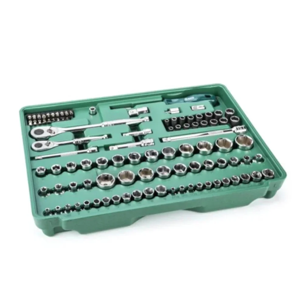 JOGO DE FERRAMENTAS / CAIXA GABINETE COM 3 GAVETAS 213 PÇS ST09512U - SATA