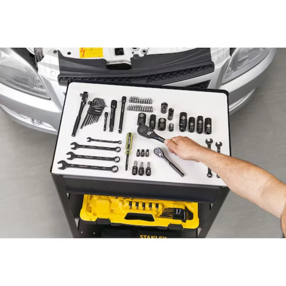 JOGO DE FERRAMENTAS MECÂNICAS C/ 183 PÇS STMT71662-LA - STANLEY