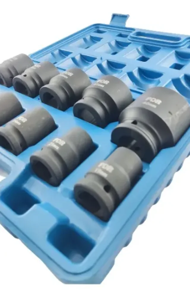 JOGO SOQUETE IMPACTO 3/4" 19 - 46MM 10 PECAS PDR