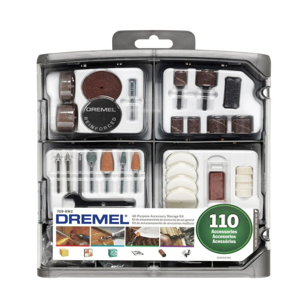 KIT DE ACESSÓRIOS DREMEL 709 USO GERAL 110 PÇS - DREMEL