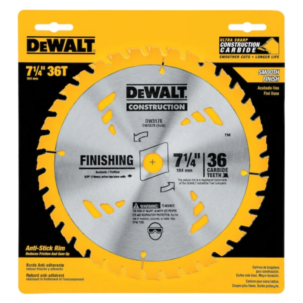 LAMINA DE SERRA 7.1/4" 36 DENTES DW3176 - DEWALT