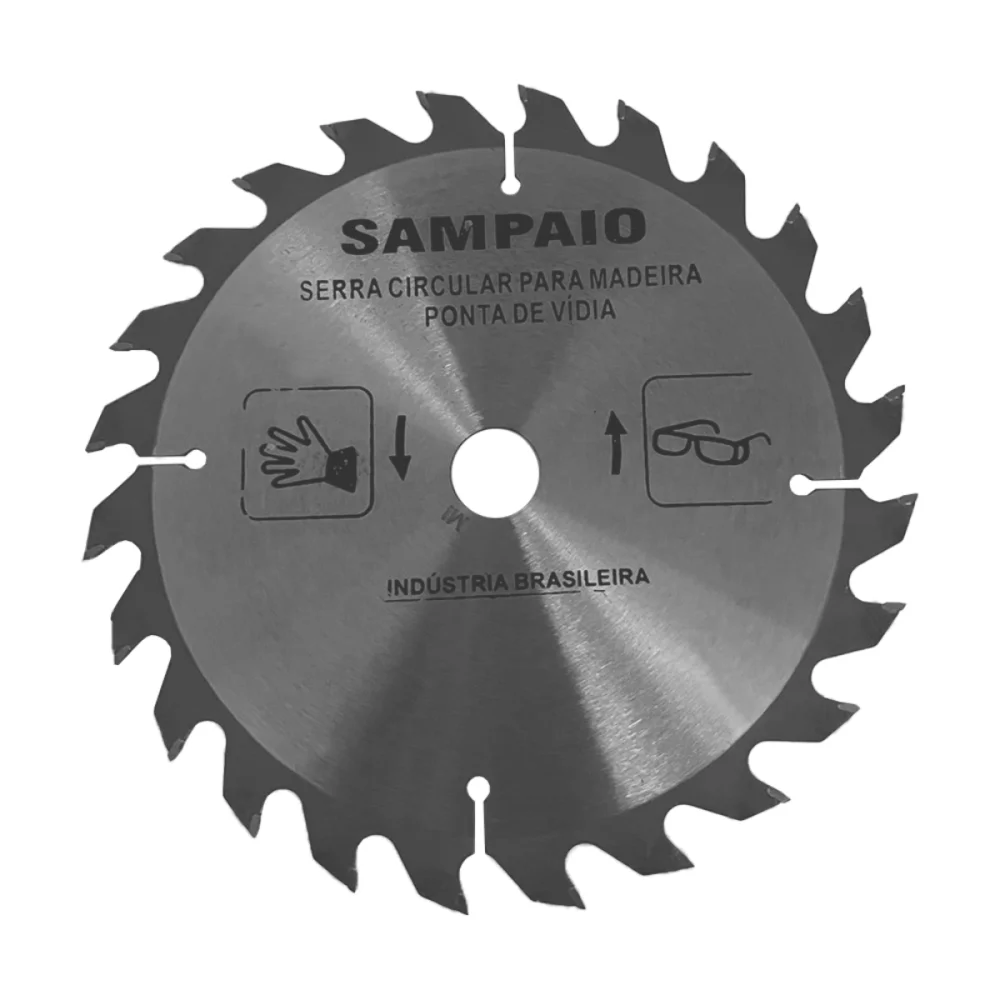 LÂMINA DE SERRA CIRCULAR COM DENTES DE METAL DURO (VÍDEA) 184 X 20 MM 60 DENTES (FINA 1.8 MM) - SAMPAIO