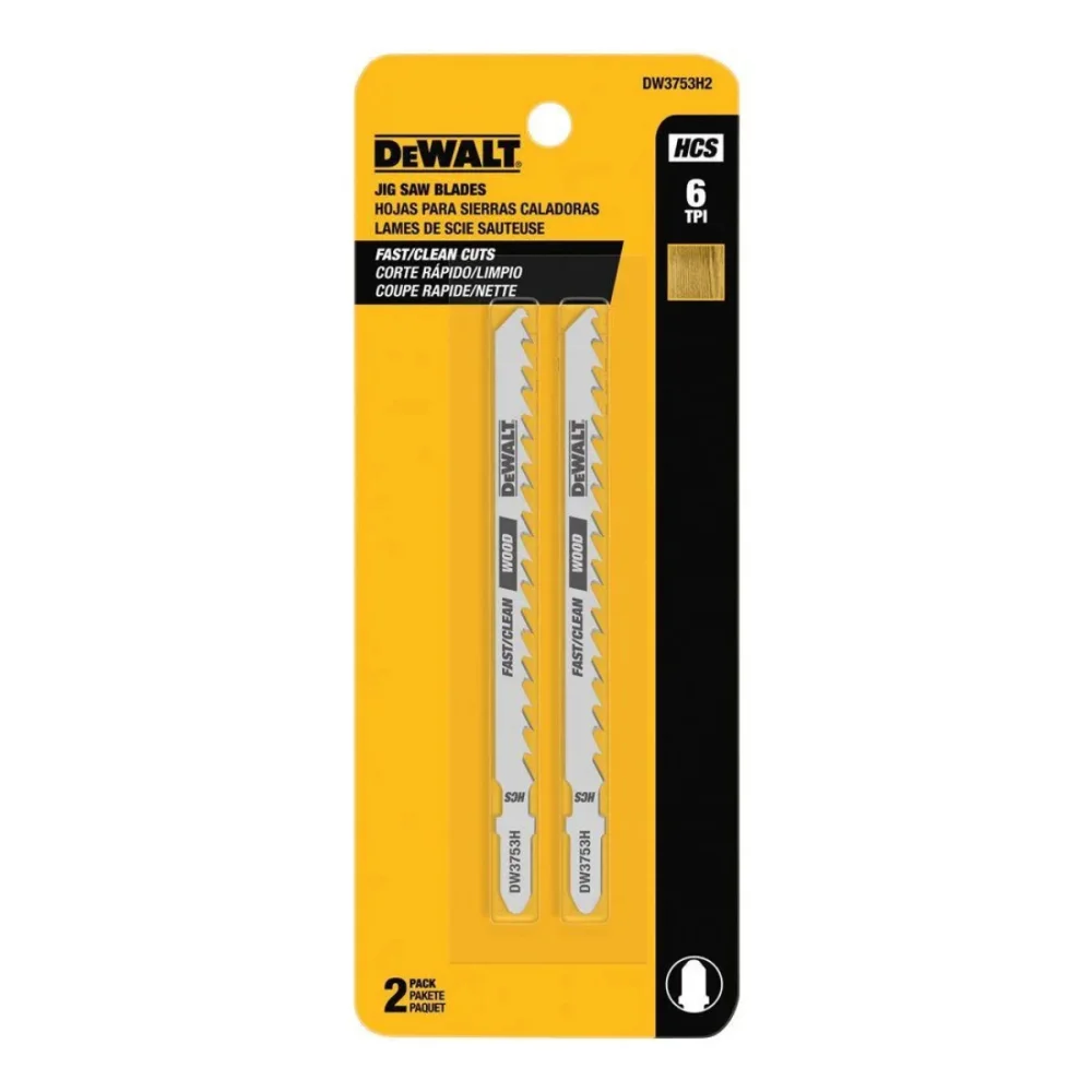 LAMINA DE SERRA TICO TICO 4" PARA MADEIRA 6 DPP DW3753H2 (C/2 UN) - DEWALT