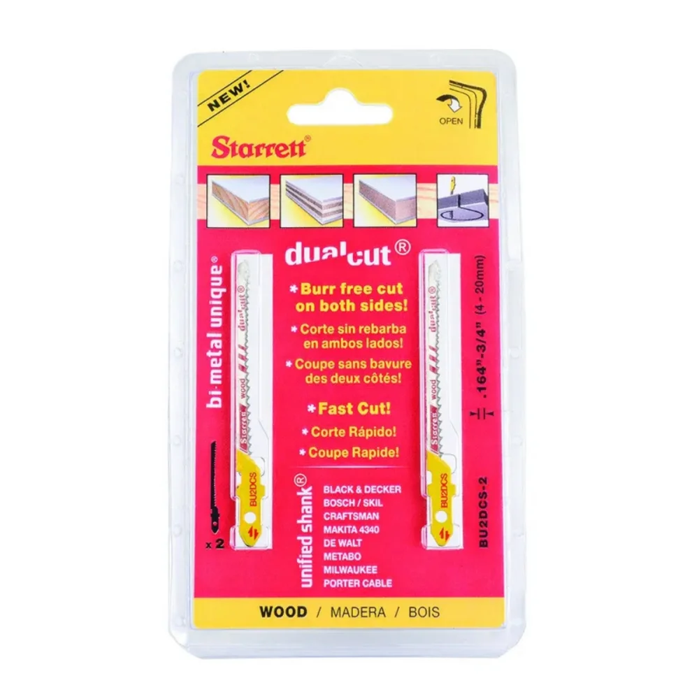 LÂMINA DE SERRA TICO TICO BI-METAL 50 MM 9-19D C/ 2 PÇS BU2DCS-2 - STARRETT