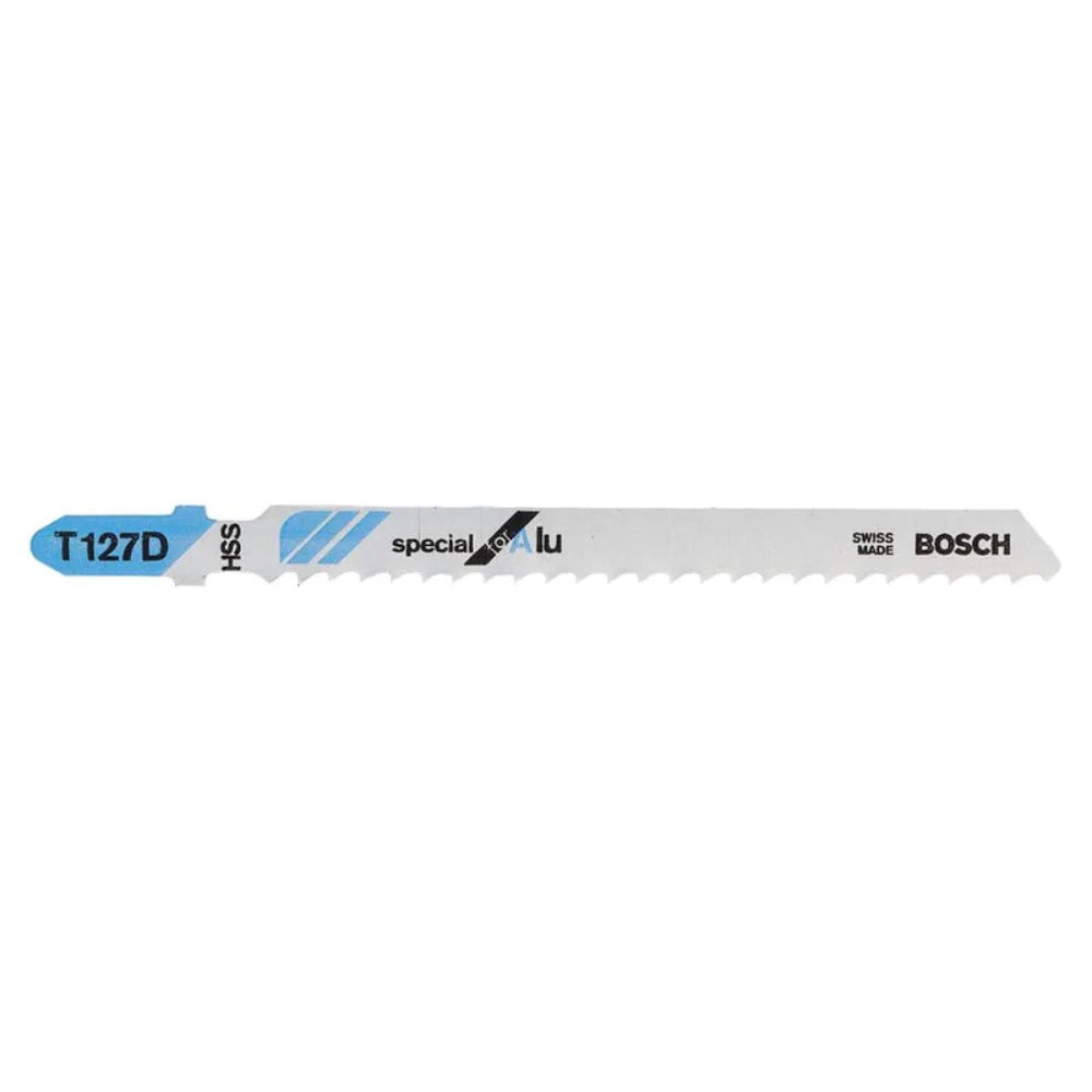 LAMINA DE SERRA TICO TICO PARA MADEIRA COM METAL T127D, COM 5 LAMINAS - BOSCH