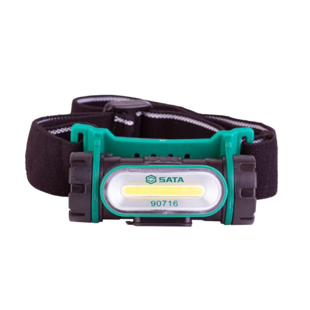 LANTERNA PARA CABEÇA RECARREGÁVEL DE 150LM ST90716 - SATA