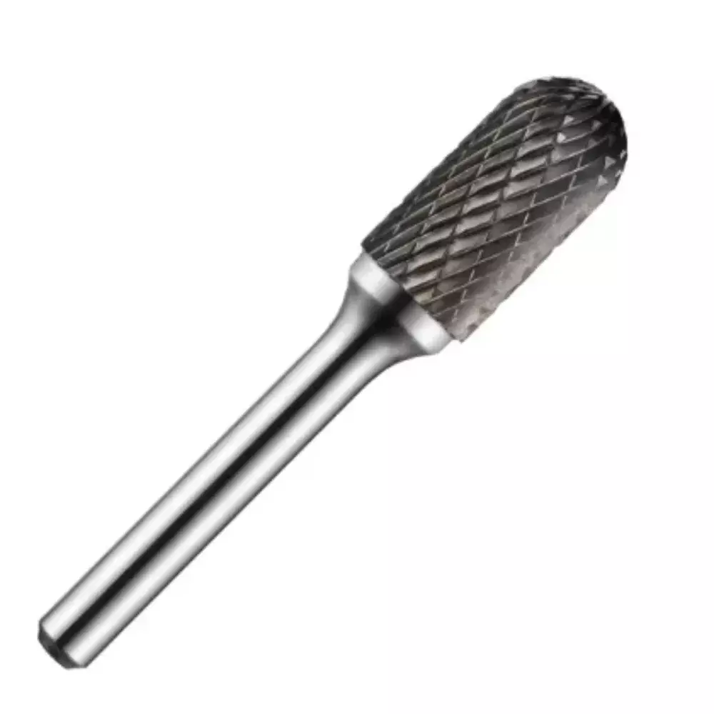 LIMA ROTATIVA METAL DURO CILÍNDRICA TOPO ESFÉRICO 08 X 20 X 06 X 65 MM QUEBRA CAVACO - HTOM
