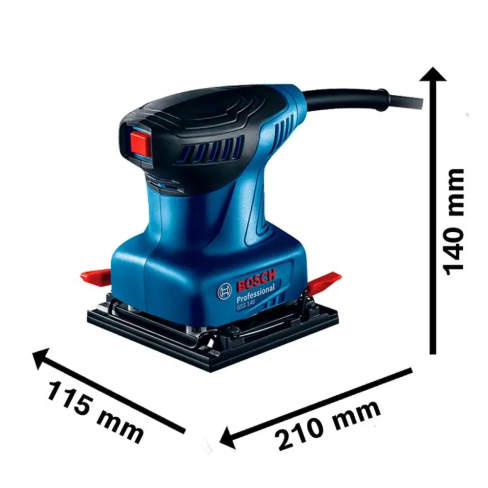 LIXADEIRA ORBITAL 1/4" 220 WATTS 127V GSS 140 - BOSCH