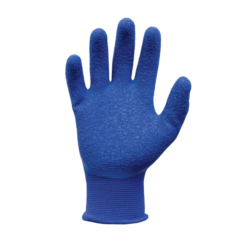 LUVA BLUE FLEX EM NYLON COM BANHO EM LATEX, T-07 (P), C.A. 39668 - KALIPSO