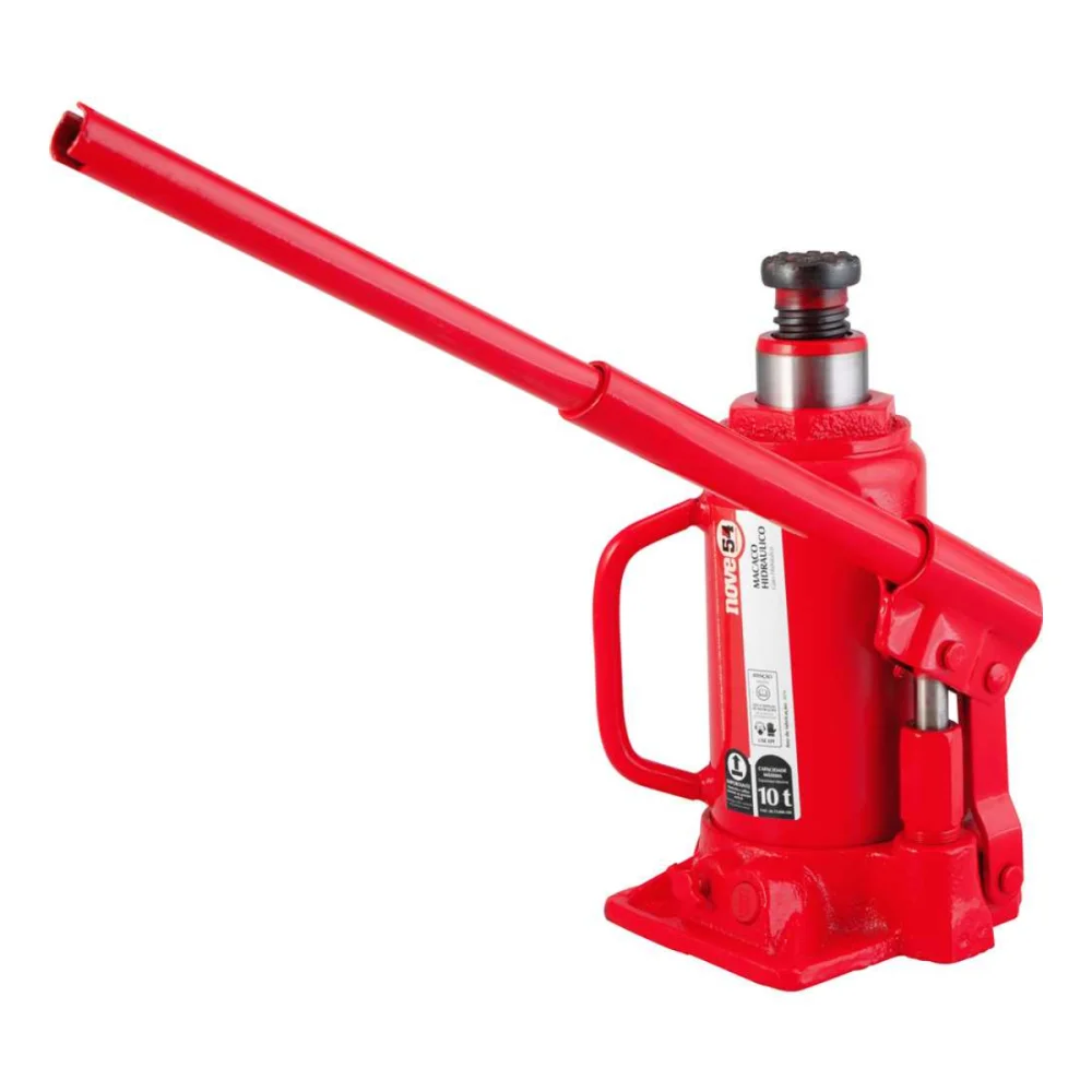 MACACO HIDRÁULICO TIPO GARRAFA 10 TONELADAS - NOVE54