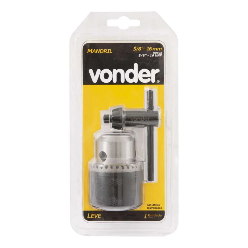 MANDRIL LEVE 16.0 MM 5/8", ROSCA 5/8" - VONDER