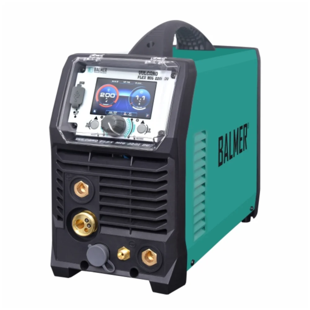 MÁQUINA INVERSORA DE SOLDA MULTIPROCESSO 127/220V C/TOCHA VULCANO FLEXMIG 220I  - BALMER