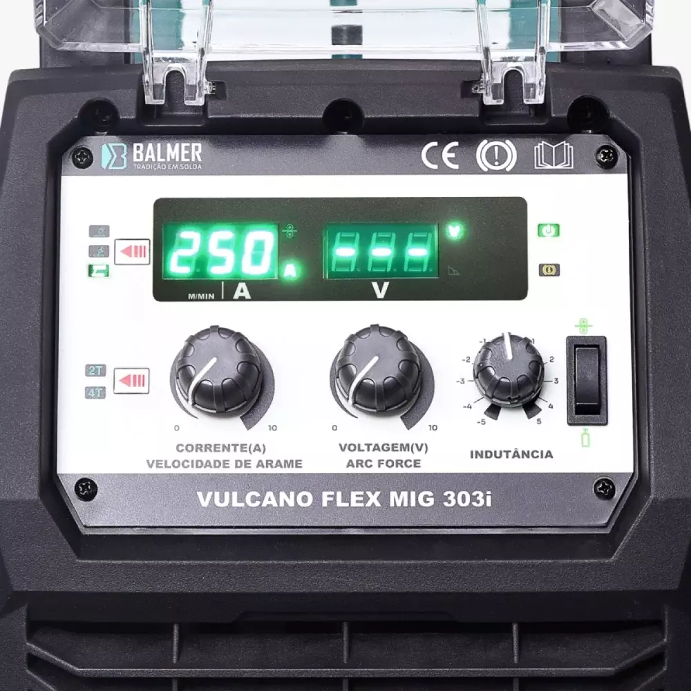 MAQUINA INVERSORA DE SOLDA VULCANO FLEXMIG 303I MULTIPROCESSO 220V MF - BALMER