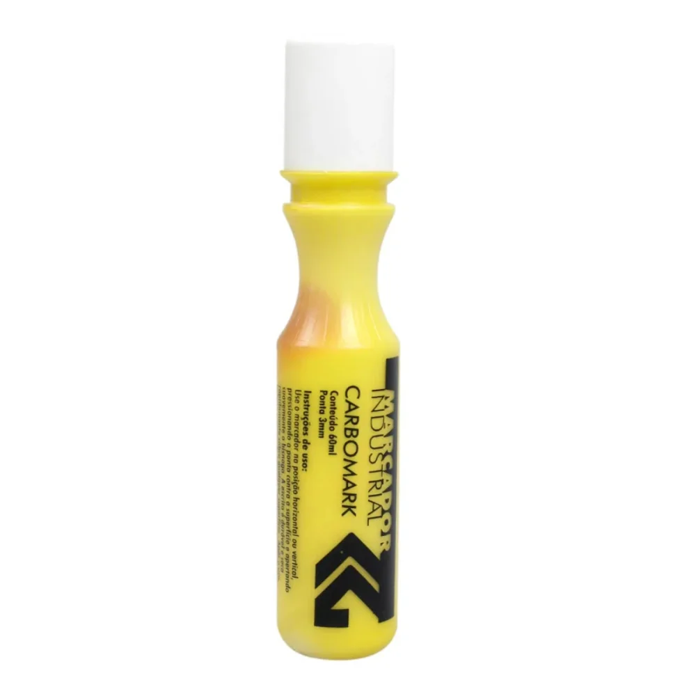 MARCADOR ESFEROGRAFICO (CARBOMARK) AMARELO 60 ML - CARBOGRAFITE