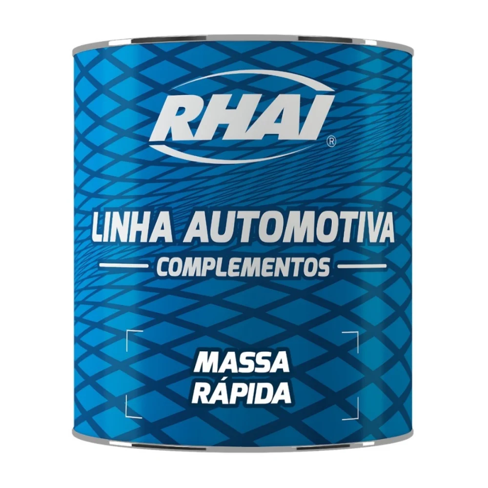 MASSA RAPIDA CINZA 900ML - RHAI