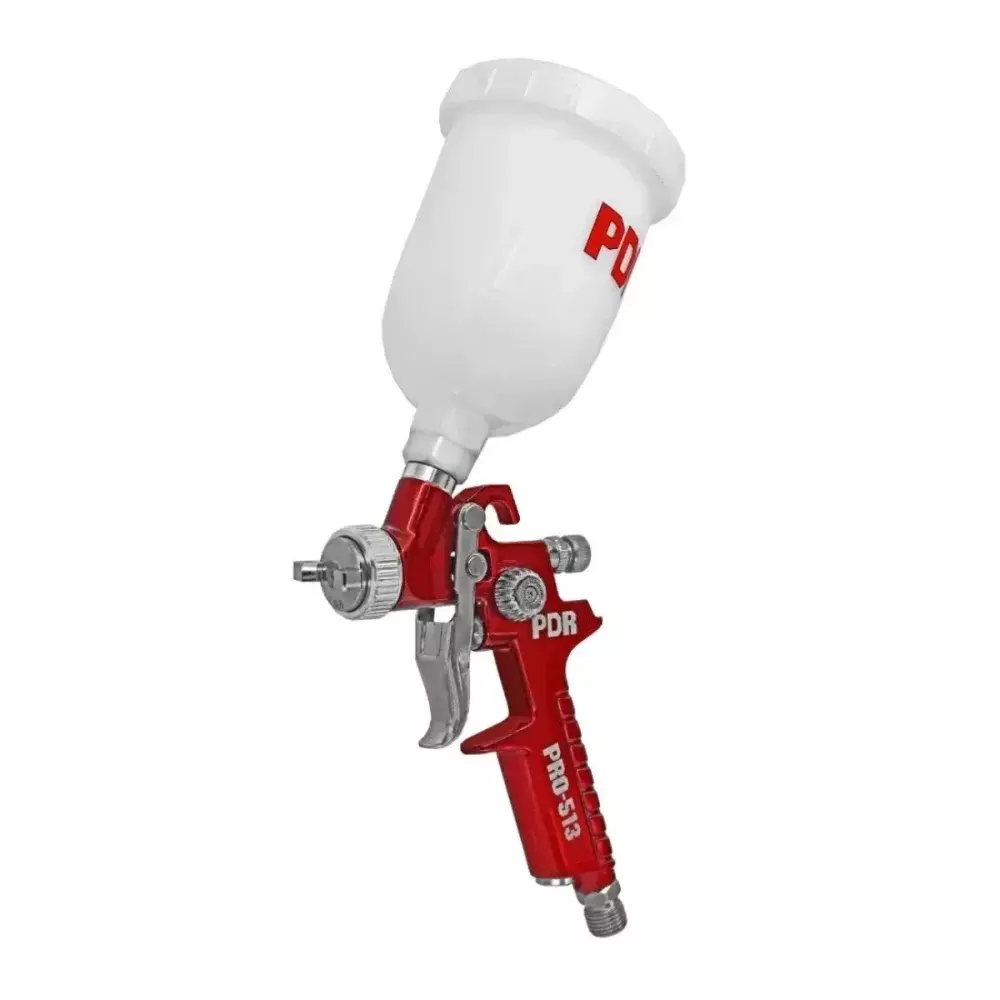 MINI PISTOLA PINTURA GRAVIDADE AR DIRETO BICO 0,8 MM 250 ML PRO-513 - LDR-PDR