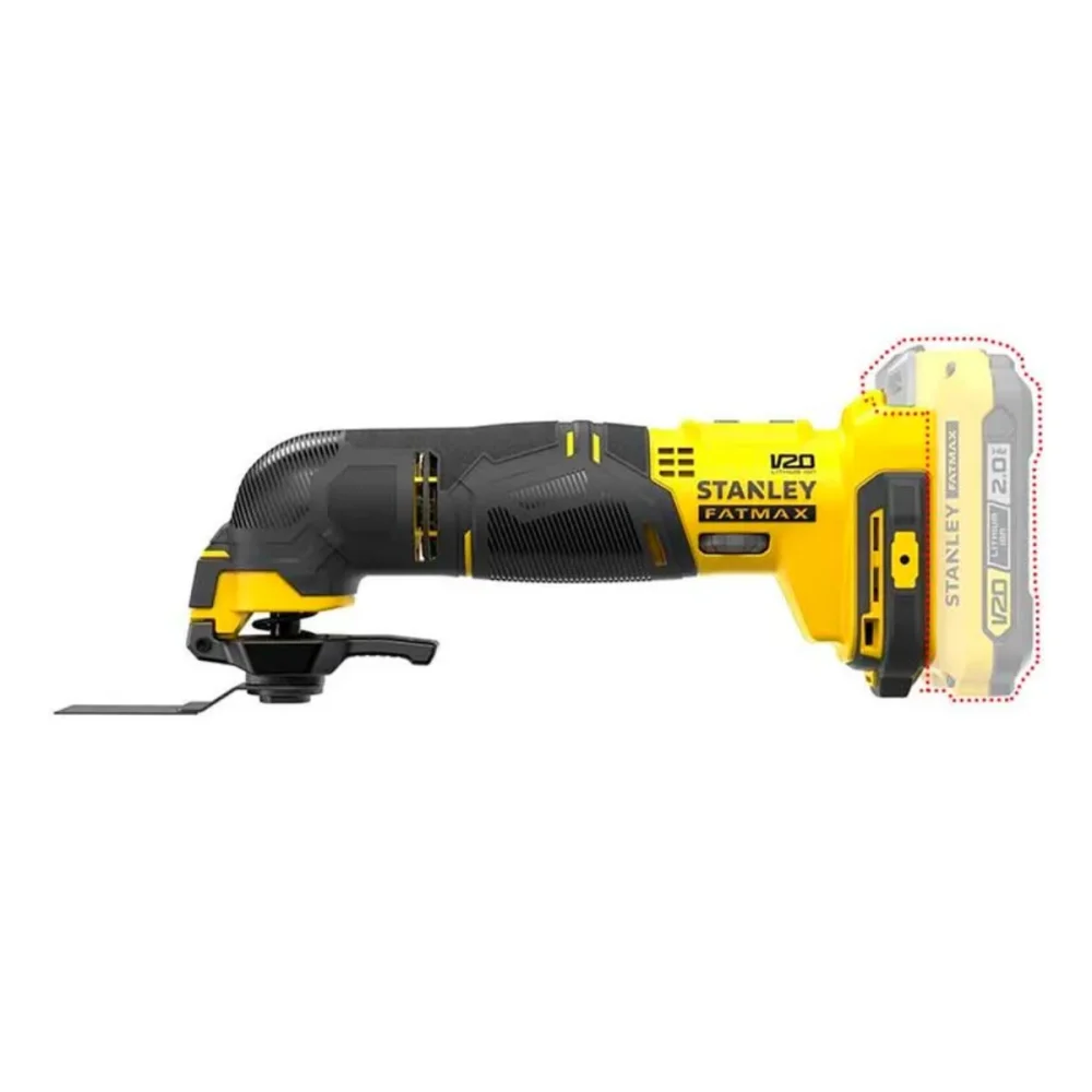 MULTIFERRAMENTA OSCILANTE 20V MAX íON LíTIO SEM BATERIA E SEM CARREGADOR SCT500B-B3 - STANLEY