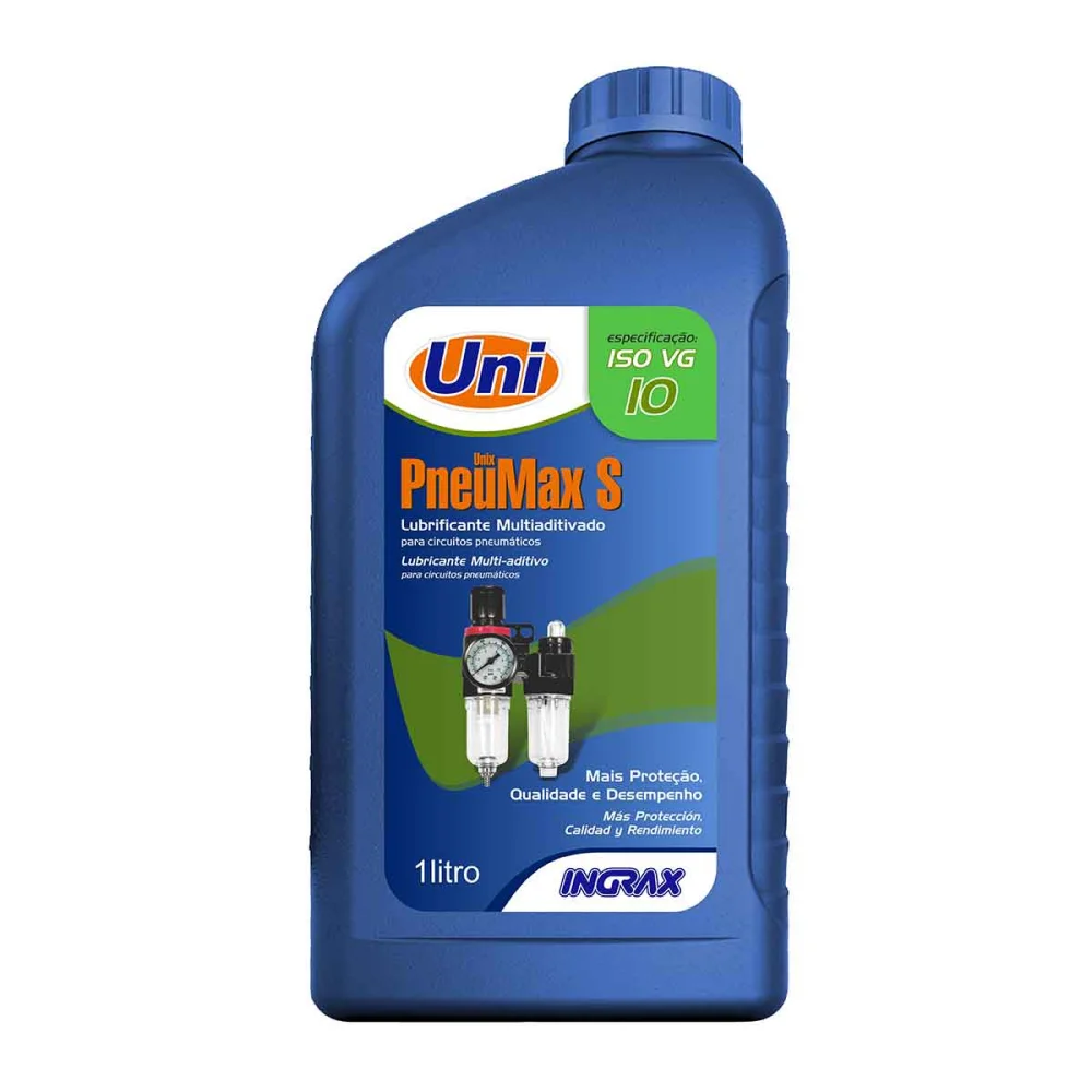 ÓLEO PNEUMÁTICO, UNIX PNEUMAX S-10, 1 LITRO - INGRAX