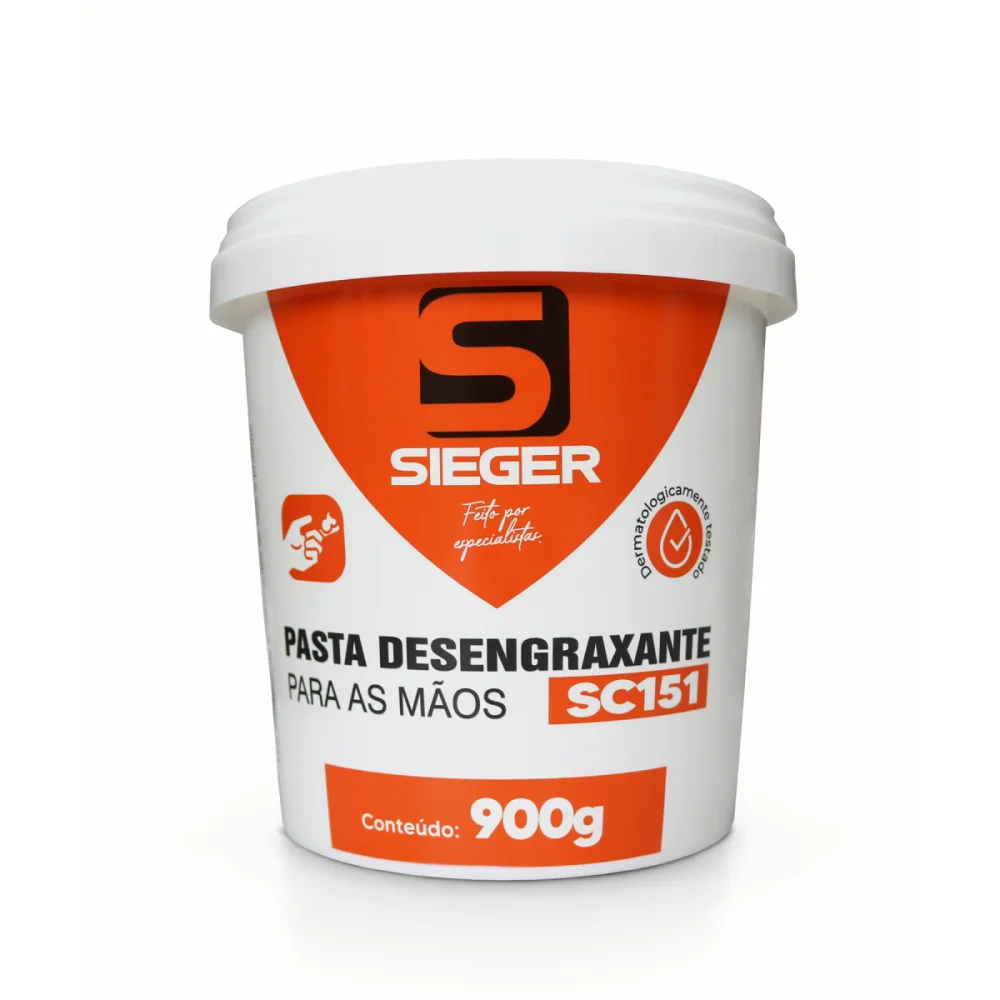 PASTA PARA LIMPEZA DAS MÃOS SC151 900G - SIEGER