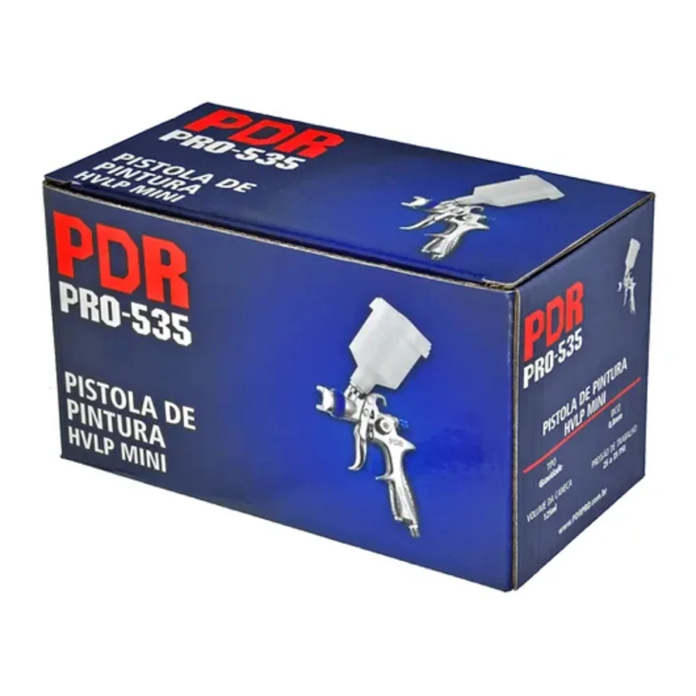 PISTOLA DE GRAVIDADE HVLP 0.8 MM 125 ML PRO-535 - LDR2