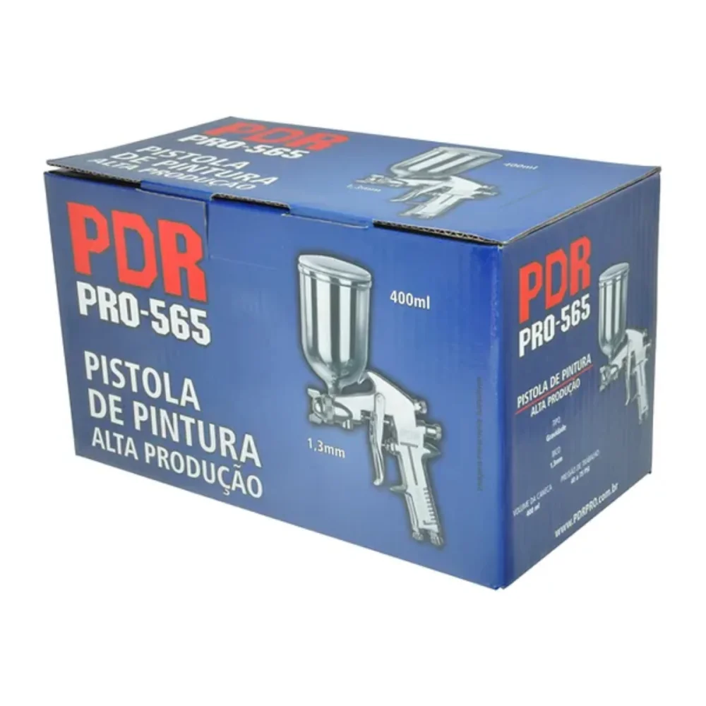 PISTOLA DE GRAVIDADE HVLP 1.3 MM 400 ML PRO-565 - LDR2