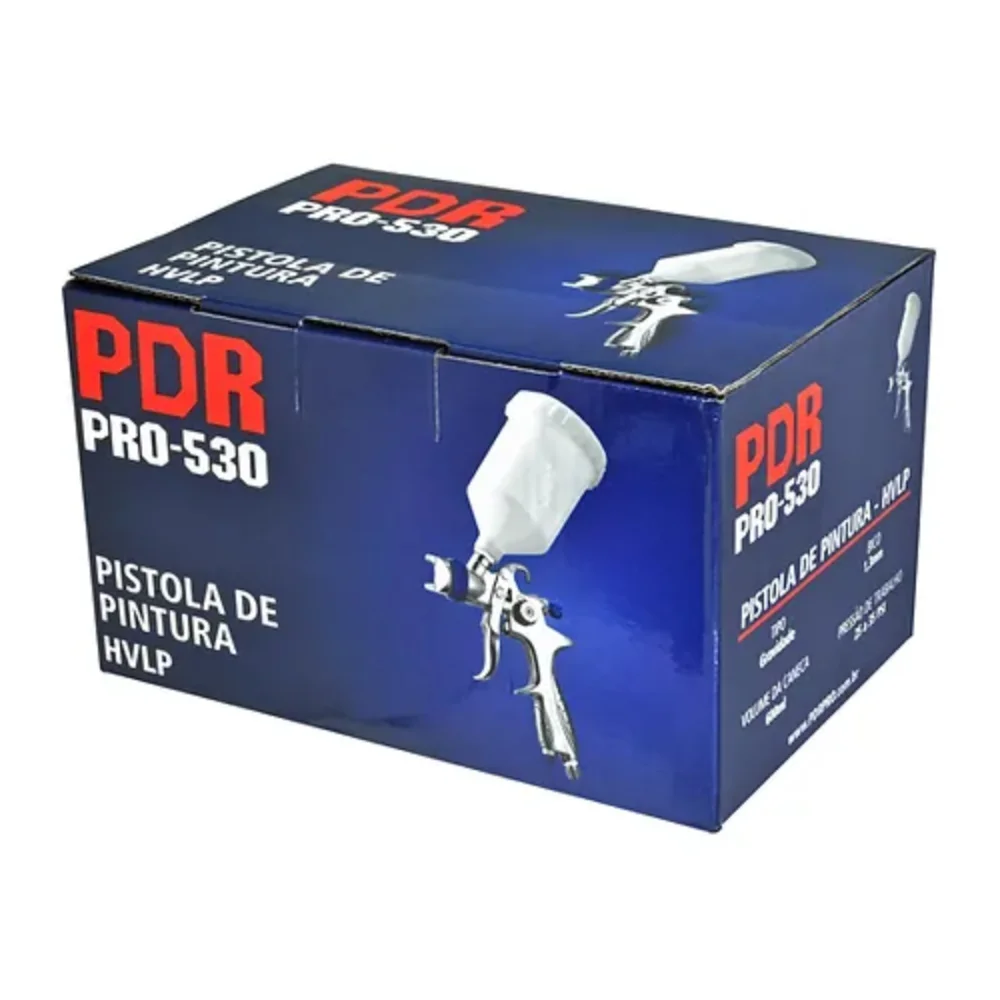 PISTOLA DE GRAVIDADE HVLP 1.3 MM 600 ML PRO-530 - LDR2