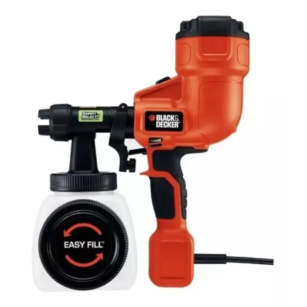 PISTOLA DE PINTURA E PULVERIZADOR DE ALTO VOLUME E BAIXA PRESSAO 127 V BDPH200B - BLACK&DECKER