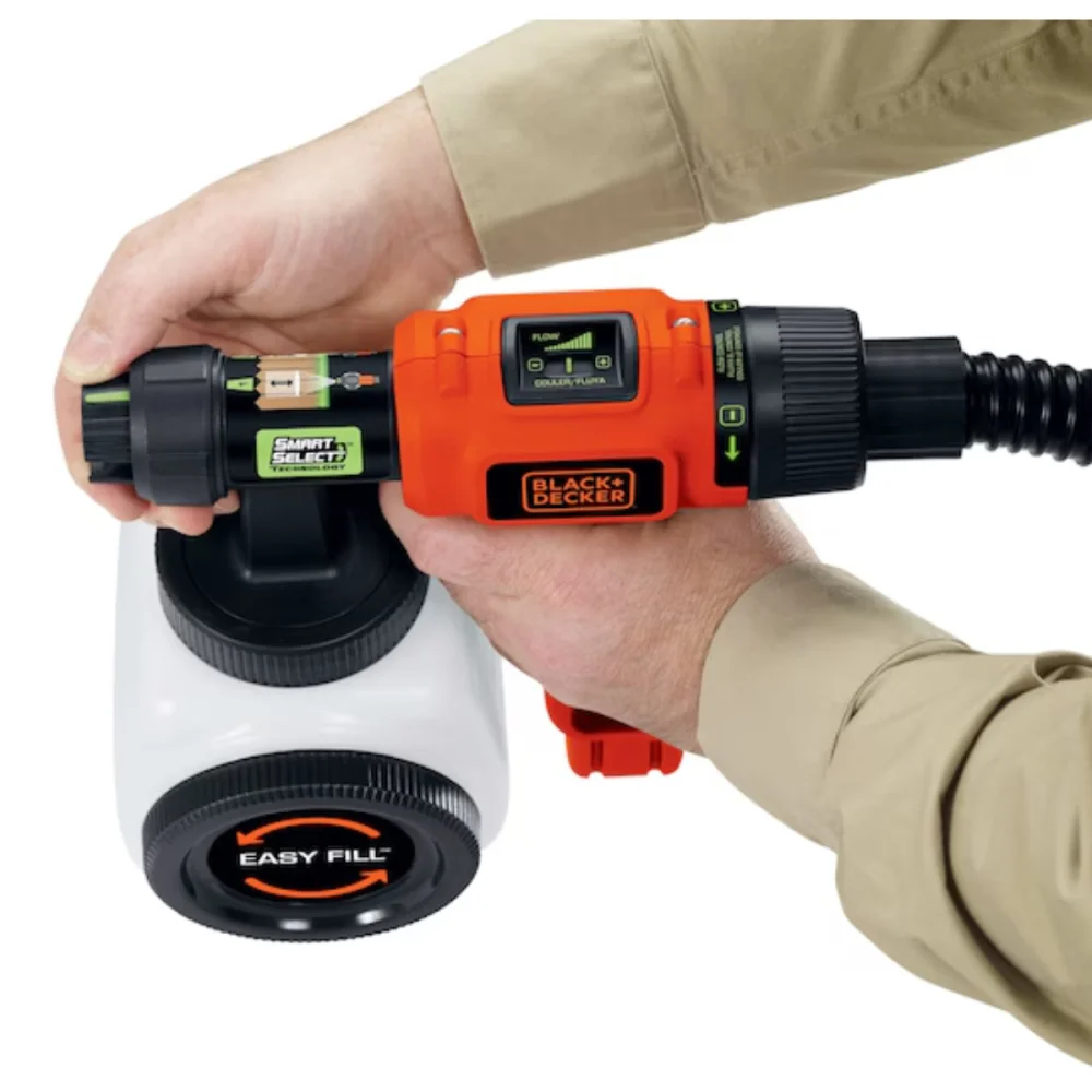 PISTOLA DE PINTURA E PULVERIZADOR DE ALTO VOLUME E BAIXA PRESSAO 127 V BDPH200B - BLACK&DECKER