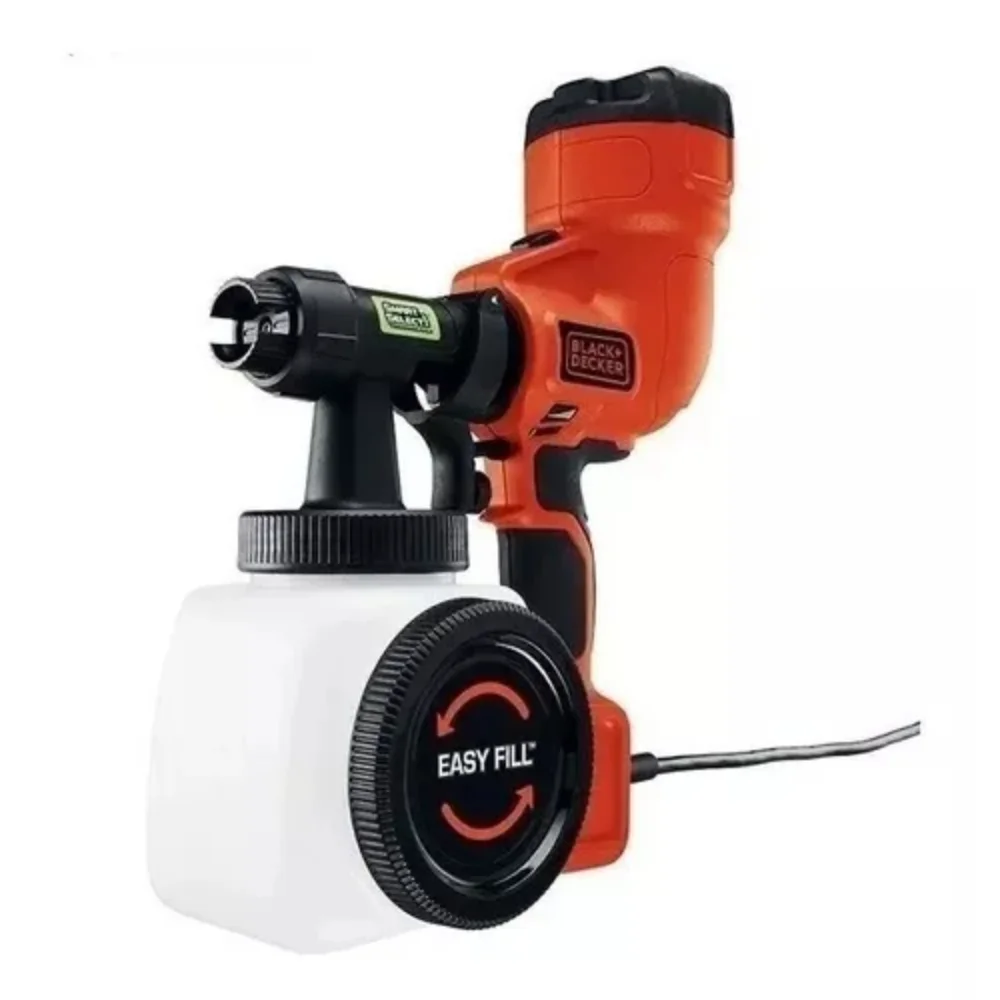 PISTOLA DE PINTURA E PULVERIZADOR DE ALTO VOLUME E BAIXA PRESSAO 127 V BDPH200B - BLACK&DECKER