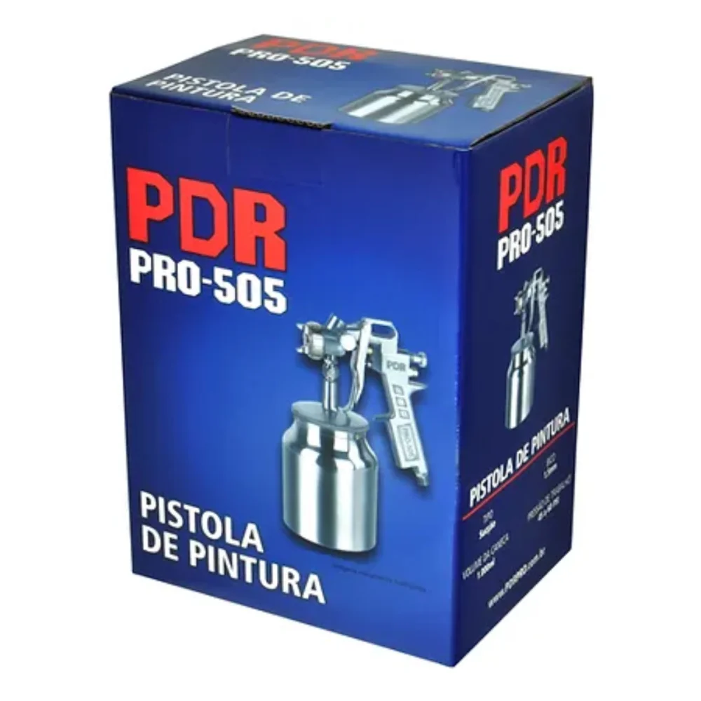 PISTOLA DE PINTURA TIPO SUCÇÃO 1.5 MM 1000 ML PRO-505 - LDR2