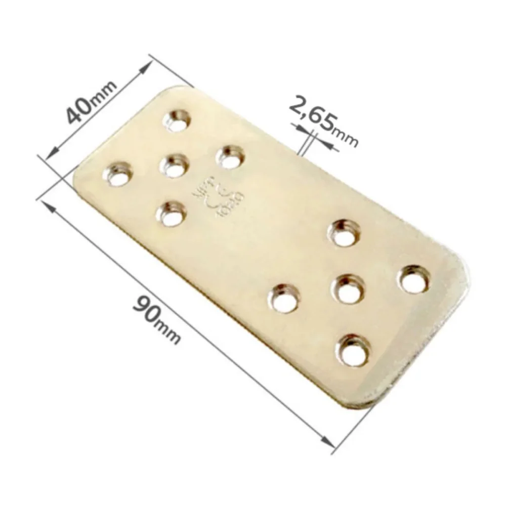 PLACA DE JUNÇÃO RETA 90 X 40 X 2.5 MM (789) - MINUTEX
