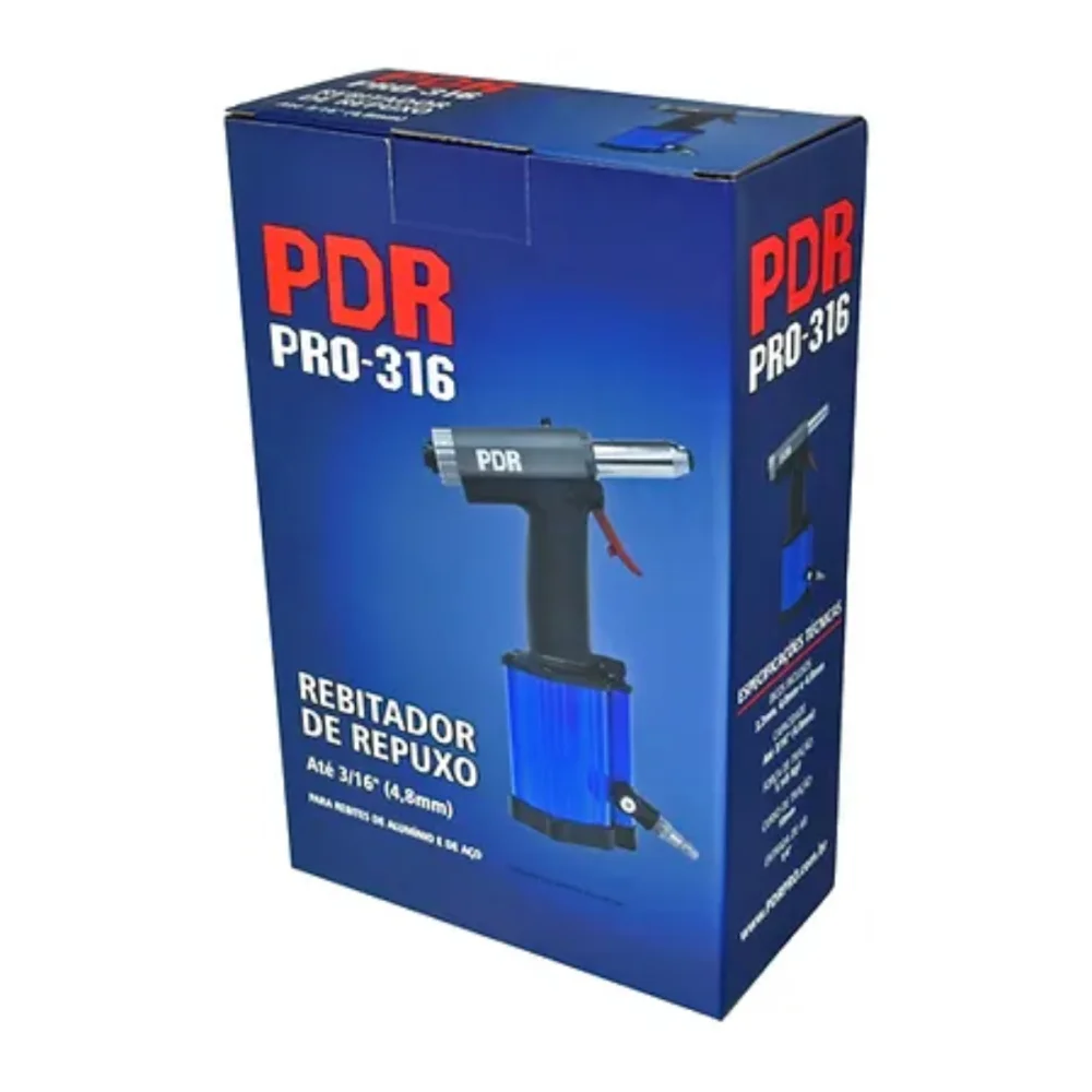 REBITADOR DE REPUXO 3/16", 1145 KGF, PRO-316 - LDR2