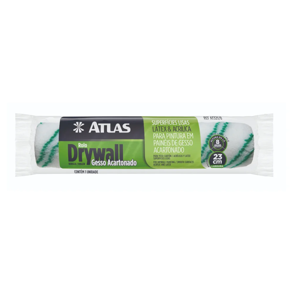 ROLO DRYWALL ANTI-GOTA 23 CM (AT321/8) - ATLAS